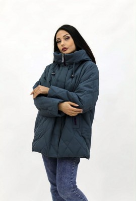Зимняя женская куртка еврозима-весна-осень 2889 - бирюза