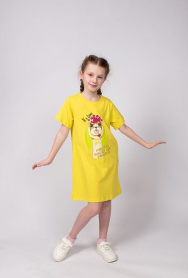 Платье для девочки 81226 - желтый