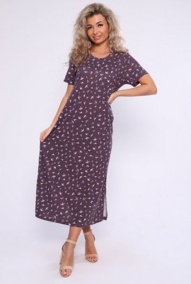 Платье 59102 - темно-фиолетовый, 50 размер