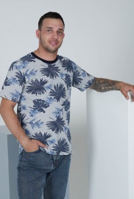 Майами футболка мужская (серый), 52 размер