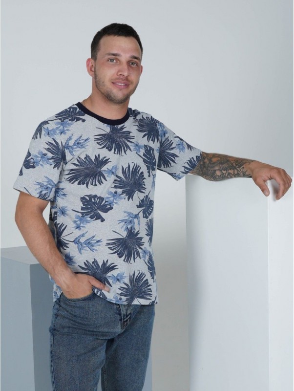 Майами футболка мужская (серый), 52 размер - 2