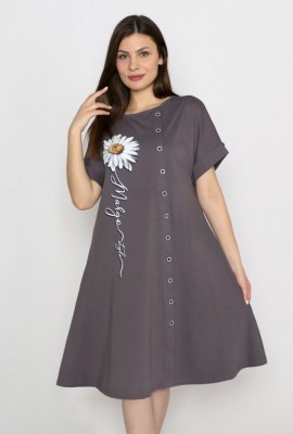 Платье Желание , трюфель, 54 размер