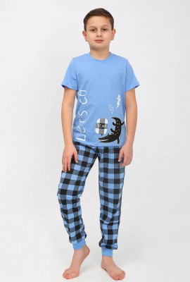 Пижама для мальчика 92182 - голубой