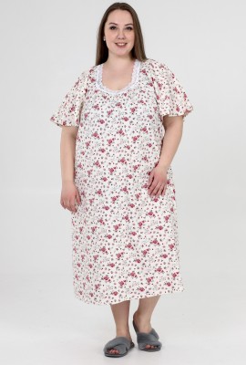 Сорочка Фламинго розы, размер 66-68.