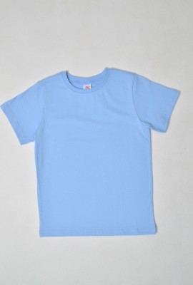 7452 футболка детская однотонная - голубой
