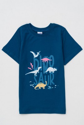 футболка детская с принтом 7443 - морская волна