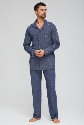 Пижама мужская Комфорт - синий