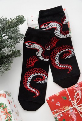 Носки мужские Змей комплект 1 пара - красный