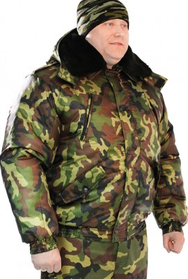 Куртка утеплённая Норд тк.Оксфорд цв.Зеленый КМФ