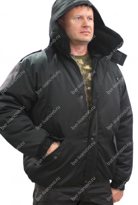 Куртка утеплённая Охранник тк.Смесовая Могилёв цв.Чёрный