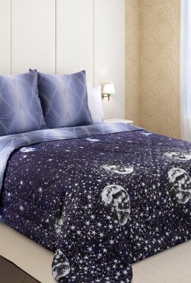 КПБ Набор для сна с одеялом перкаль евро Песня звёзд 1
