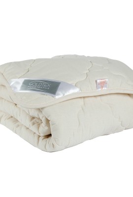 Одеяло LUXE Шерсть овечья поплин всесезонное 140х205 см