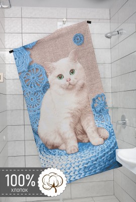 Полотенце банное Котенок