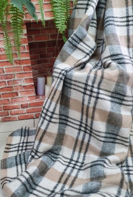 Одеяло 140х200 30% шерсть Бежевый