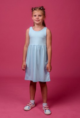 Платье 11710 - голубой