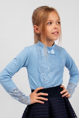 Блузка для девочки SP62995 - голубой