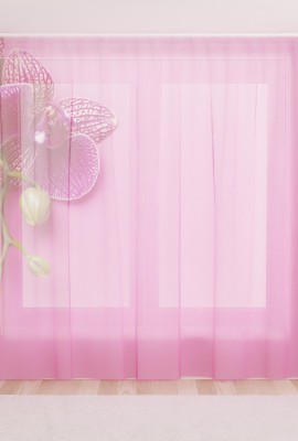 Фототюль из вуали Розовое блаженство