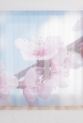 Фототюль из вуали Цветения вишни