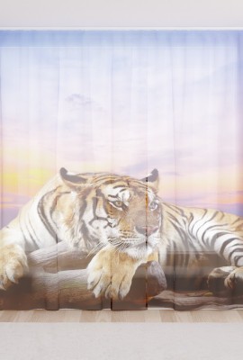 Фототюль из вуали Тигр
