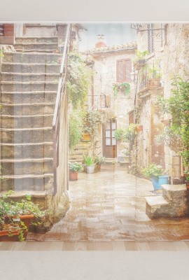 Фототюль из вуали Старый город в Тоскане