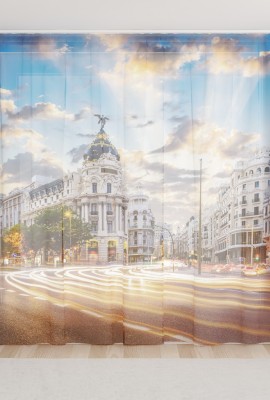 Фототюль из вуали Мадрид в сумерках