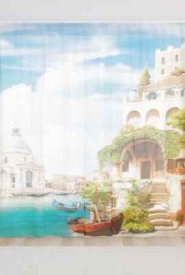 Фототюль из вуали Старая Венеция
