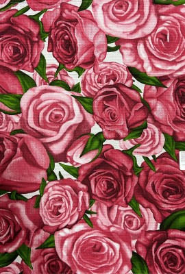 Полотенце вафельное 45х60 Розы