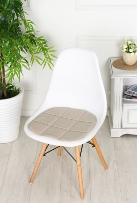 Подушка на стул 39х40см Bio-Line мебельная ткань PSK9 - бежевый