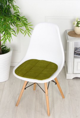 Подушка на стул 39х40см Bio-Line мебельная ткань PSK9 - олива