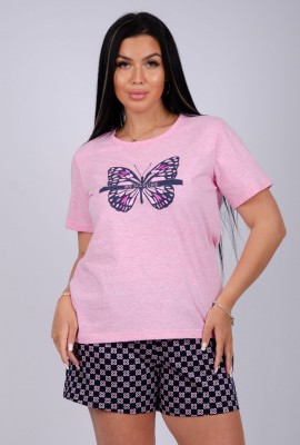 Пижама Бабочка - розовый