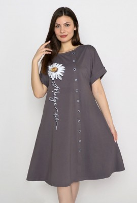 Платье Желание , трюфель, 58 размер
