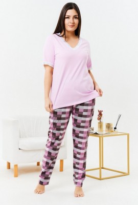 Пижама 83501 - розовый, 52 размер